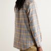 Airy Checked Wool-Flannel Shirt - BK Airy Checked Wool-Flannel Shirt - BK