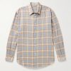 Airy Checked Wool-Flannel Shirt Airy Checked Wool-Flannel Shirt