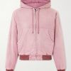 Garment-Dyed Cotton-Canvas Zip-Up Hooded Jacket