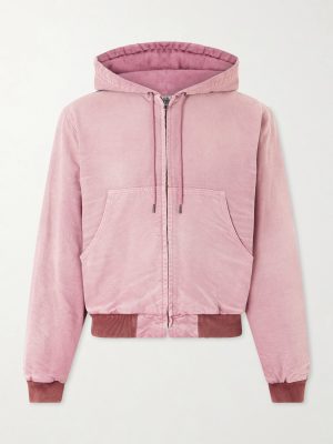 Garment-Dyed Cotton-Canvas Zip-Up Hooded Jacket Garment-Dyed Cotton-Canvas Zip-Up Hooded Jacket