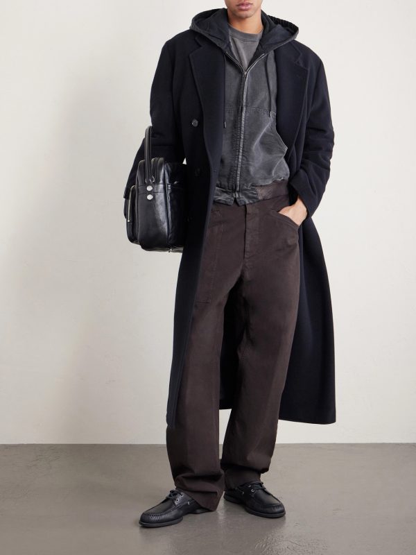 Garment-Dyed Cotton-Canvas Zip-Up Hooded Jacket - OU Garment-Dyed Cotton-Canvas Zip-Up Hooded Jacket - OU