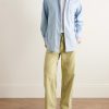 Herringbone Cotton and Cashmere-Blend Shirt - OU Herringbone Cotton and Cashmere-Blend Shirt - OU