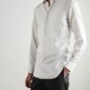 Slim-Fit Striped Silk-Poplin Shirt - FR Slim-Fit Striped Silk-Poplin Shirt - FR