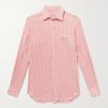 Striped Silk-Poplin Shirt Striped Silk-Poplin Shirt