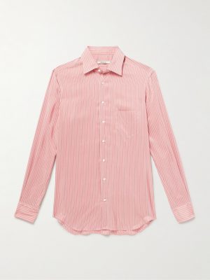 Striped Silk-Poplin Shirt Striped Silk-Poplin Shirt
