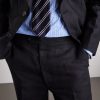 Wide-Leg Linen Suit Trousers - E2