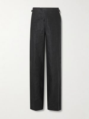 Wide-Leg Linen Suit Trousers Wide-Leg Linen Suit Trousers