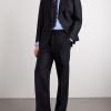 Wide-Leg Linen Suit Trousers - OU