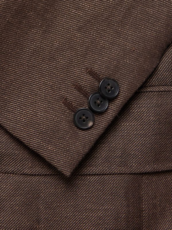 Wool and Linen-Blend Twill Suit Jacket - CU