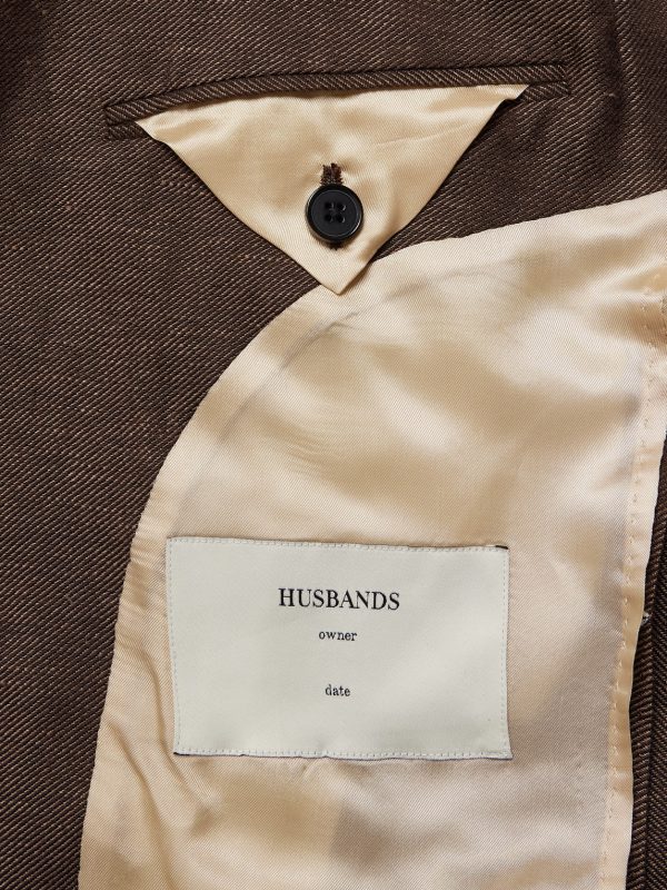 Wool and Linen-Blend Twill Suit Jacket - E1