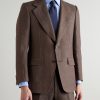 Wool and Linen-Blend Twill Suit Jacket - FR