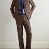 Wool and Linen-Blend Twill Suit Jacket - OU