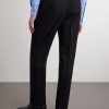 Straight-Leg Virgin Wool Trousers - BK Straight-Leg Virgin Wool Trousers - BK