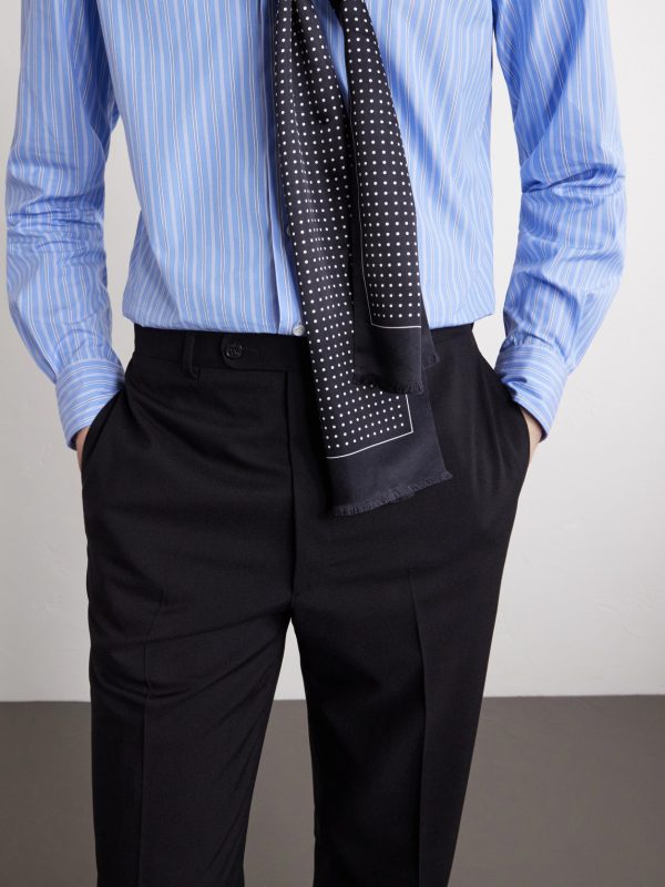 Straight-Leg Virgin Wool Trousers - E2 Straight-Leg Virgin Wool Trousers - E2