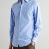 Striped Supima Cotton-Poplin Shirt - FR Striped Supima Cotton-Poplin Shirt - FR