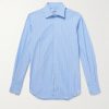 Striped Supima Cotton-Poplin Shirt Striped Supima Cotton-Poplin Shirt