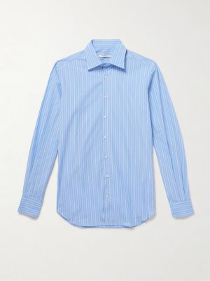 Striped Supima Cotton-Poplin Shirt Striped Supima Cotton-Poplin Shirt