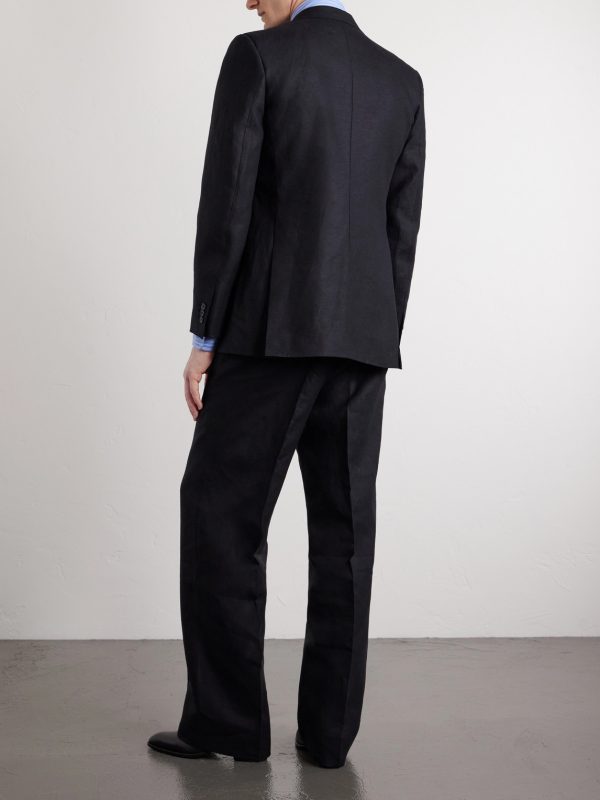 Linen Suit Jacket - BK Linen Suit Jacket - BK