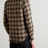 Checked Cotton-Voile Shirt - BK