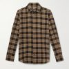 Checked Cotton-Voile Shirt