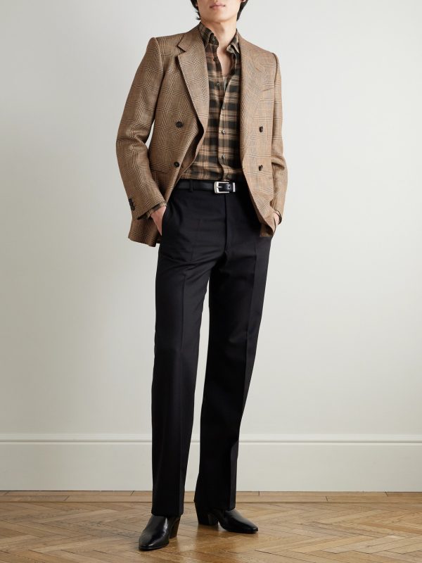 Checked Cotton-Voile Shirt - OU