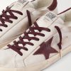 Super-Star Distressed Suede-Trimmed Leather Sneakers - CU Super-Star Distressed Suede-Trimmed Leather Sneakers - CU