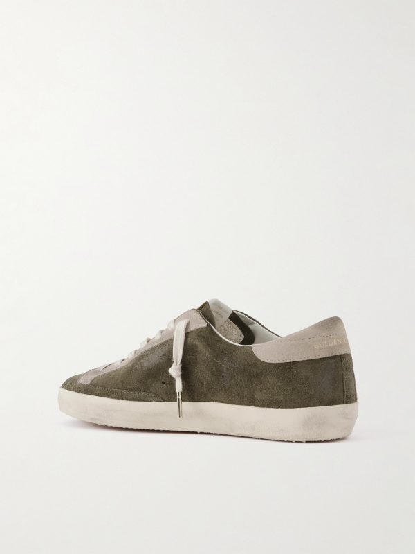 Super-Star Private EDT Distressed Suede Sneakers - BK Super-Star Private EDT Distressed Suede Sneakers - BK