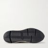 Running Sole Leather-Trimmed Suede and Shell Sneakers - E1 Running Sole Leather-Trimmed Suede and Shell Sneakers - E1