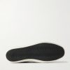 Soul Star Leather-Trimmed Suede Sneakers - E1