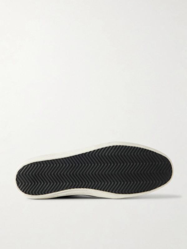 Soul Star Leather-Trimmed Suede Sneakers - E1