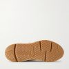 Running Sole Leather-Trimmed Suede and Shell Sneakers - E1 Running Sole Leather-Trimmed Suede and Shell Sneakers - E1