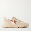 Running Sole Leather-Trimmed Suede and Shell Sneakers Running Sole Leather-Trimmed Suede and Shell Sneakers