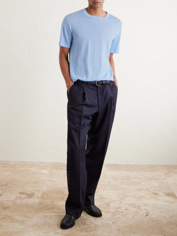 Cashmere and Silk-Blend T-Shirt - OU