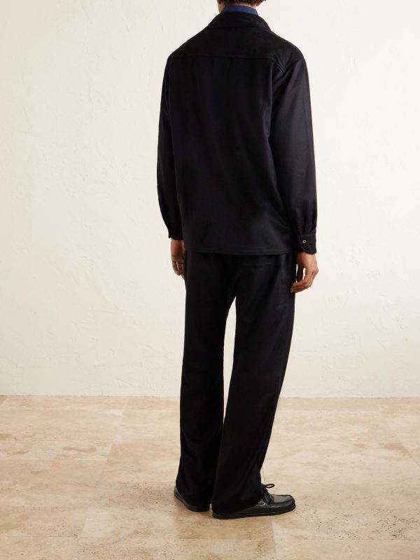 Cashmere Shirt Jacket - BK Cashmere Shirt Jacket - BK