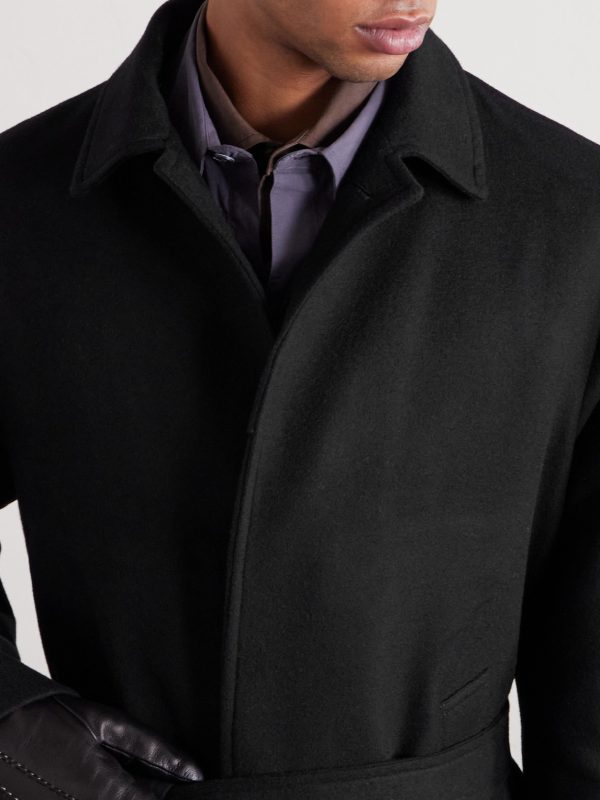 Belted Wool Overcoat - CU