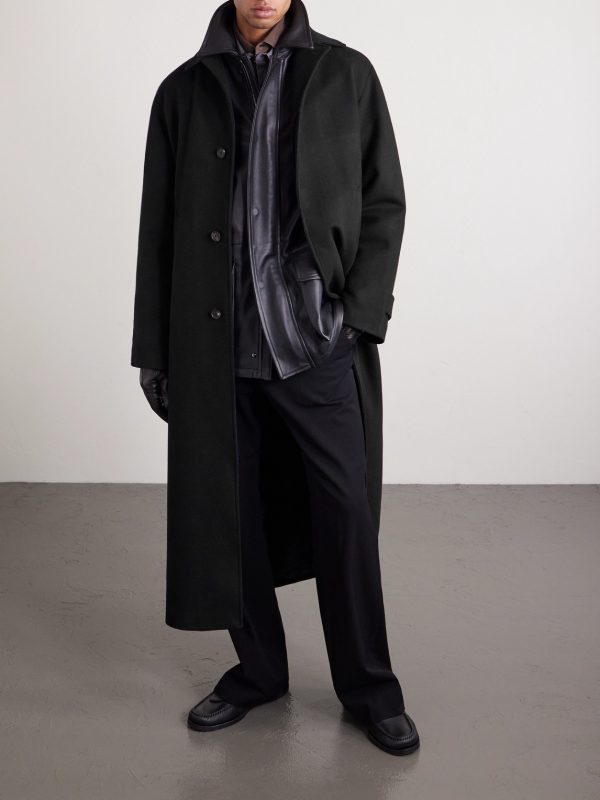 Belted Wool Overcoat - FR