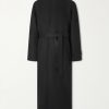 Belted Wool Overcoat