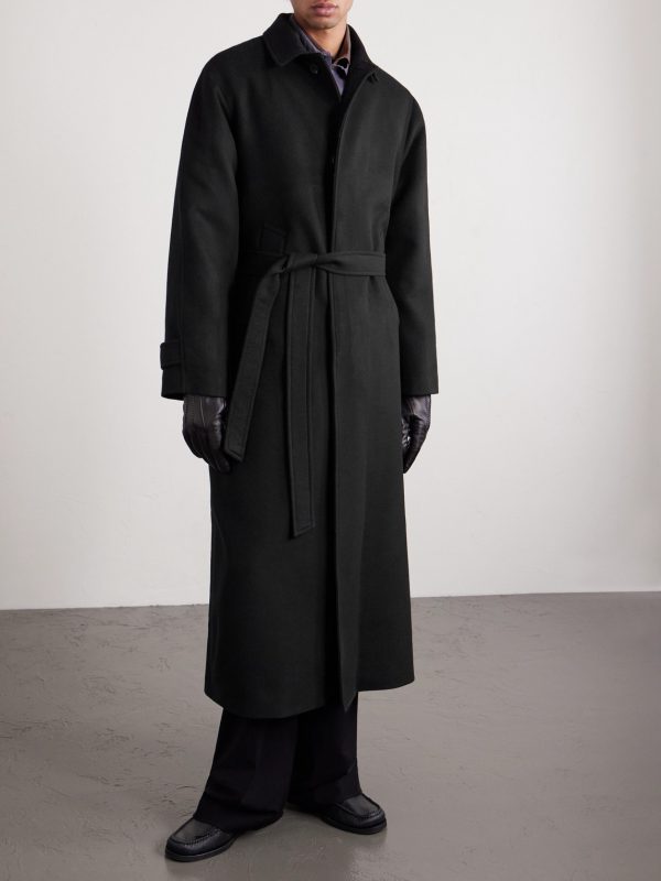 Belted Wool Overcoat - OU