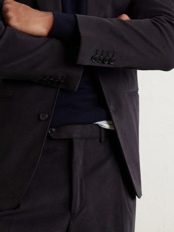 Amo Straight-Leg Brushed Cotton-Blend Twill Sui Trousers - CU