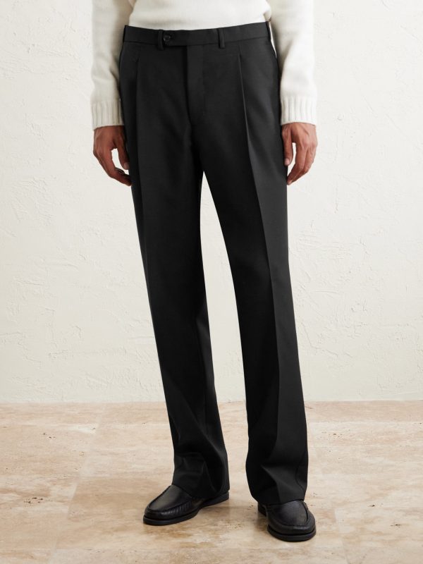 Amo Straight-Leg Wool and Mohair-Blend Suit Trousers - FR Amo Straight-Leg Wool and Mohair-Blend Suit Trousers - FR