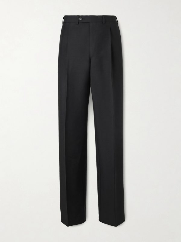 Amo Straight-Leg Wool and Mohair-Blend Suit Trousers Amo Straight-Leg Wool and Mohair-Blend Suit Trousers