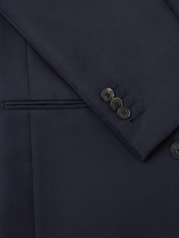 Double-Breasted Wool Suit Jacket - CU
