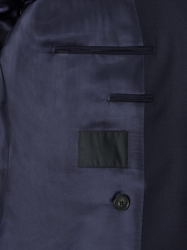 Double-Breasted Wool Suit Jacket - E1