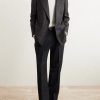 Double-Breasted Houndstooth Wool Suit Jacket - OU Double-Breasted Houndstooth Wool Suit Jacket - OU