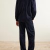 Straight-Leg Cashmere Drawstring Trousers - BK Straight-Leg Cashmere Drawstring Trousers - BK