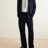 Straight-Leg Cashmere Drawstring Trousers - OU Straight-Leg Cashmere Drawstring Trousers - OU
