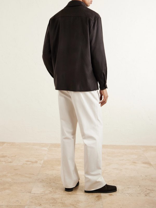 Cashmere Shirt Jacket - BK