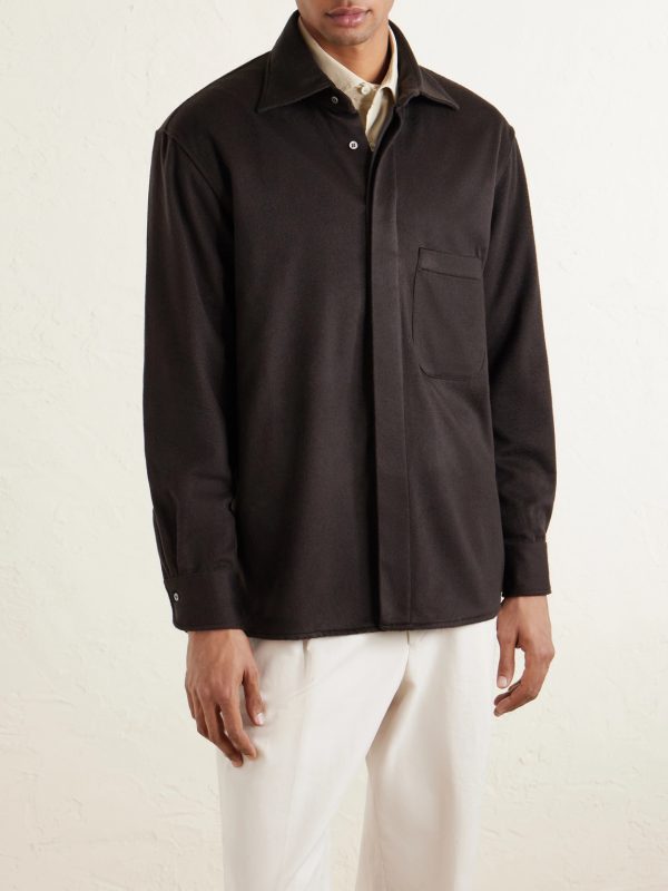 Cashmere Shirt Jacket - FR