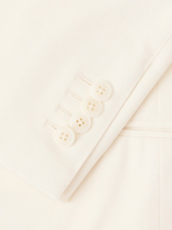 Cotton-Blend Twill Suit Jacket - CU Cotton-Blend Twill Suit Jacket - CU