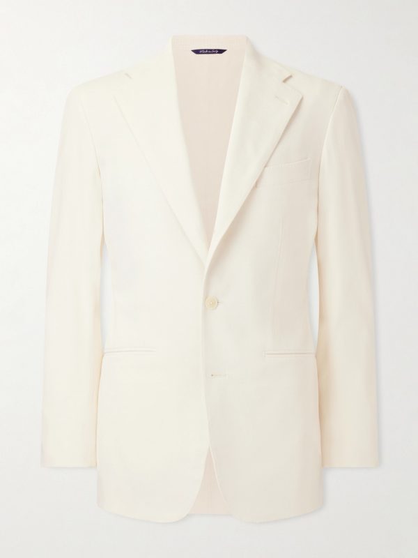 Cotton-Blend Twill Suit Jacket Cotton-Blend Twill Suit Jacket